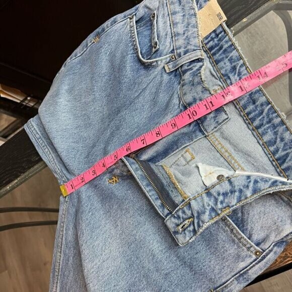 KSUBI Nine O Jean 29x28 High Rise Crop Kosmic Blue Slim Cigarette Premium Cotton - Picture 10 of 14